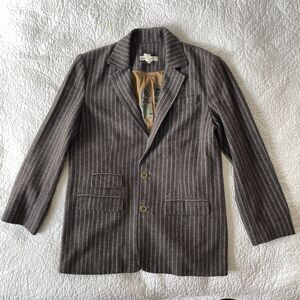Paper Denim Cloth 2005 Wool Tweed Blazer Sport Coat Mens 2 Gray Brown Classic